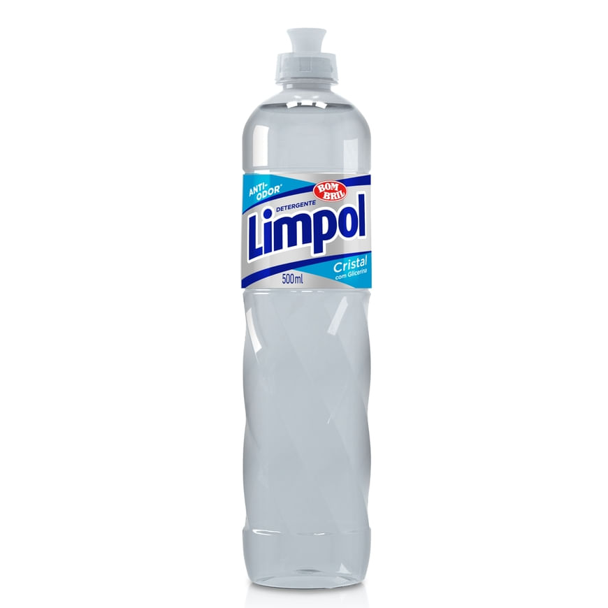 Detergente Líquido Cristal Limpol Squeeze 500ml
