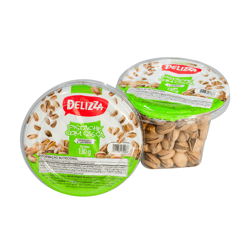 Pistache Torrado e Salgado Delizza 130g