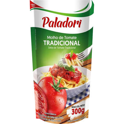 Molho de Tomate Paladori Tradicional 300g