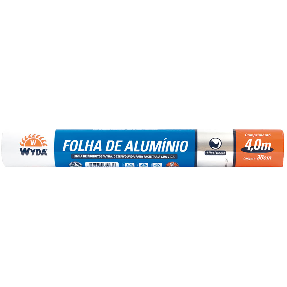 Papel Alumínio Wyda 30x4m Un