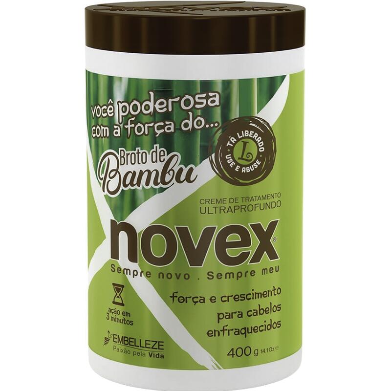 Creme de Tratamento para Cabelo Novex Broto de Bambu 1kg