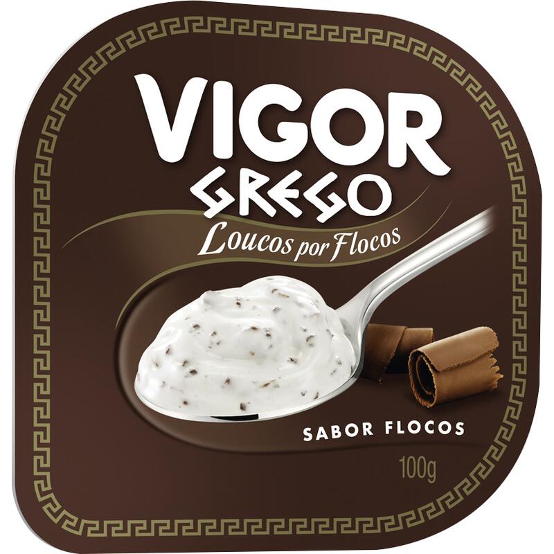 Iogurte Grego Vigor Flocos 100g