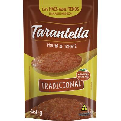 Molho de Tomate Tarantella Tradicional 460g