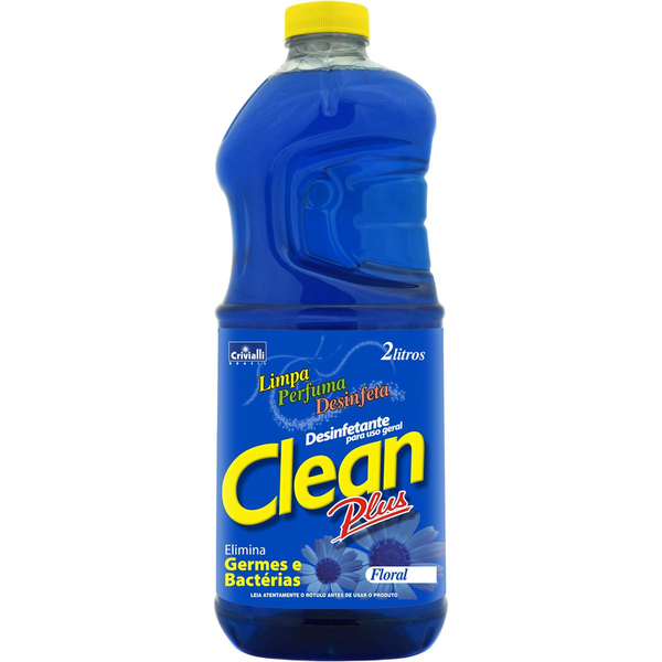 Desinfetante Clean Plus 2 Litros - Floral