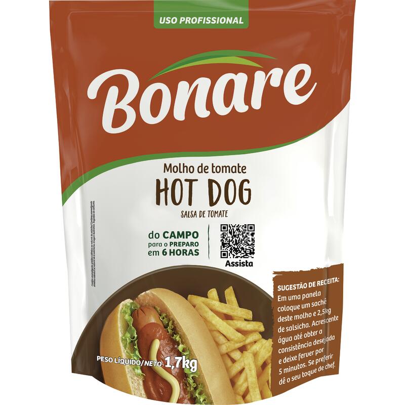 Molho de Tomate Bonare Hot Dog 1,7kg