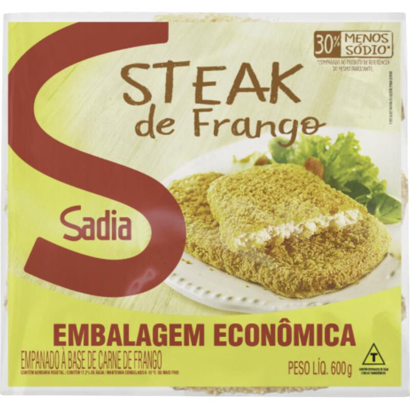 Steak de Frango Sadia 600g