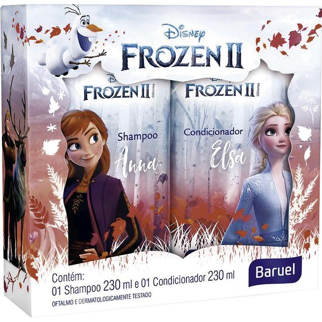 Kit Infantil Frozen Baruel Shampoo + Condicionador