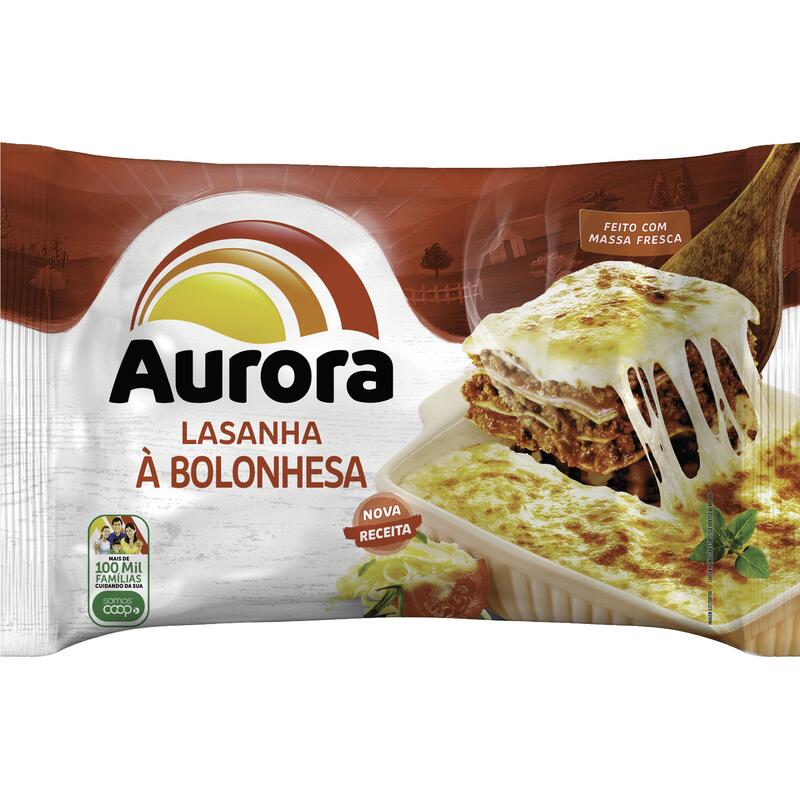 Lasanha Aurora Congelada Bolonhesa 600g