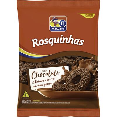Biscoito Rosquinha Fortaleza Chocolate 350g