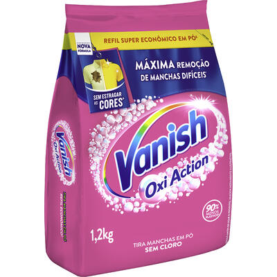 Tira Manchas Vanish em Pó Oxi Action roupas coloridas Embalagem Econômica 1,2kg