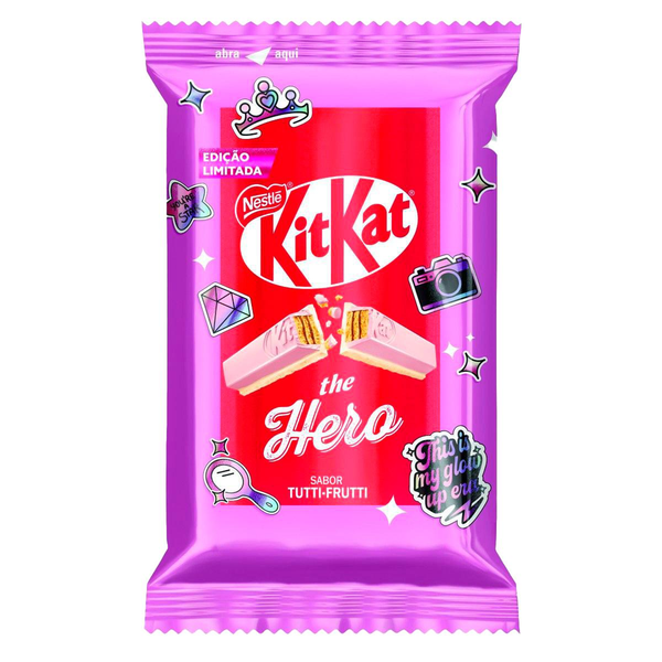 Wafer Cobertura Tutti Frutti The Hero Kitkat 41,5g