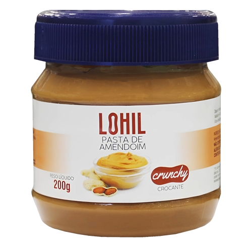 Pasta De Amendoim Lohil Crocante 200g