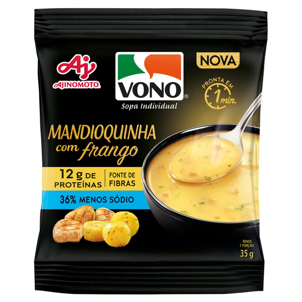 Sopa Vono 35g - Proteica - Mandioca e Frango