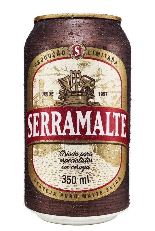 Cerveja SERRAMALTE Puro Malte 350ml Lata