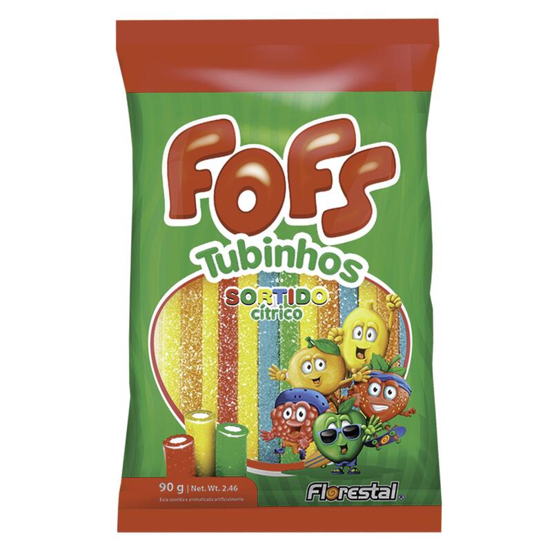 Bala de Gelatina Fofs Tirinhas Sortida 90g