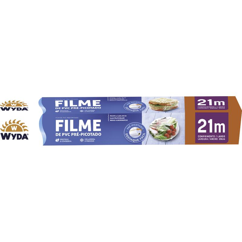 Filme PVC Picotado Wyda 0,28cmx21m Rolo