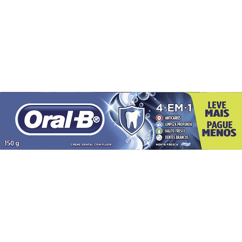 Creme Dental Oral-B 4 em 1 150g