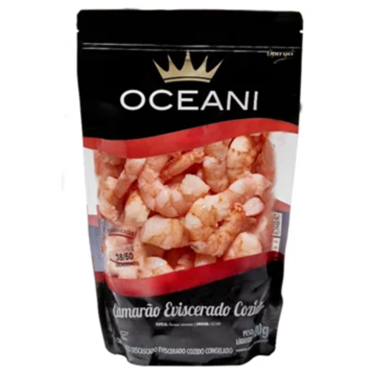 Camarão OCEANI Descascado 31/50 Congelado 400g