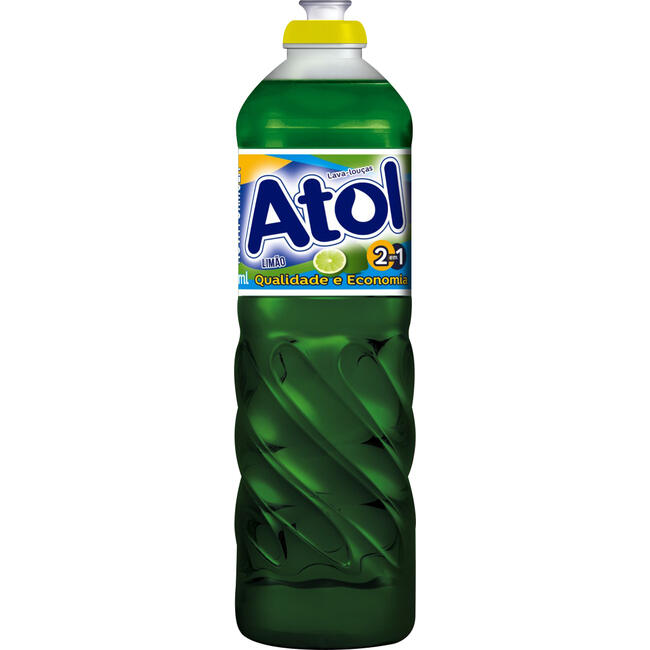 Detergente Líquido Atol Limão 500ml