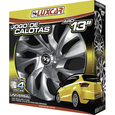 Calota Racing Luxcar Aro 13 4 pçs