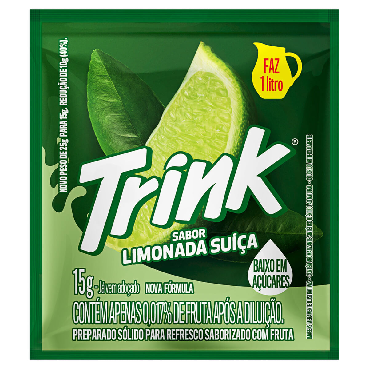Refresco em Pó Trink Limonada Suíça 15g