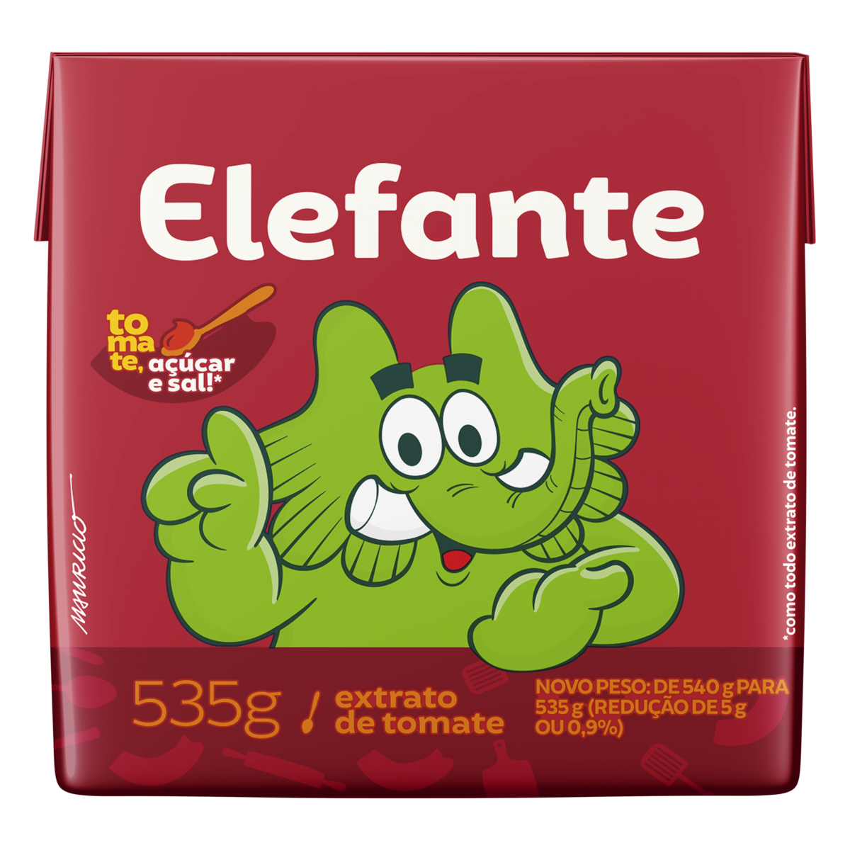 Extrato de Tomate Elefante Caixa 535g