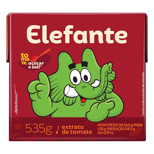 Extrato de Tomate Elefante Caixa 535g