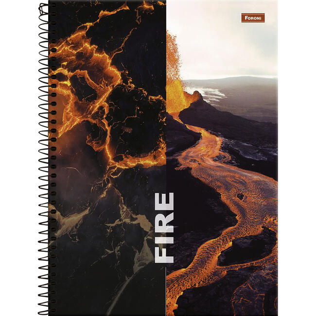Caderno 4 Elementos Foroni 80 folhas un