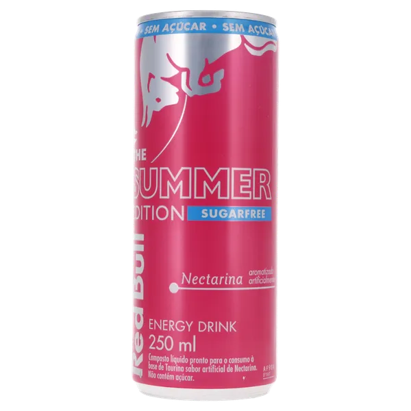 Bebida Energética Red Bull 250ml - Summer - Sem Açúcar - Lata