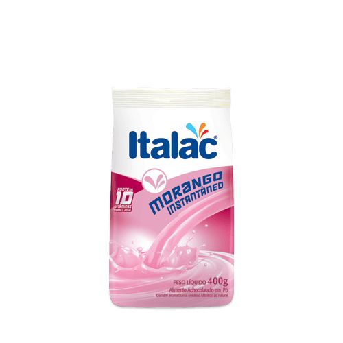 Alimento em Pó Italac Morango 400g