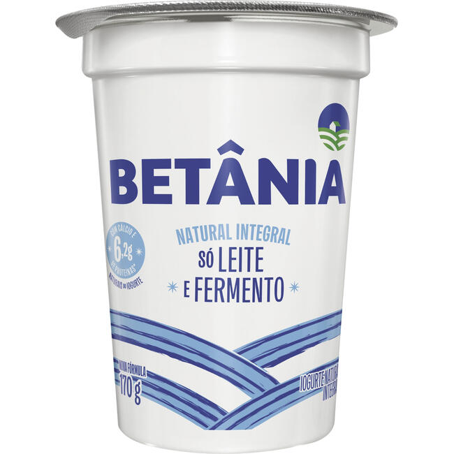 Iogurte Natural Betânia Integral 170g