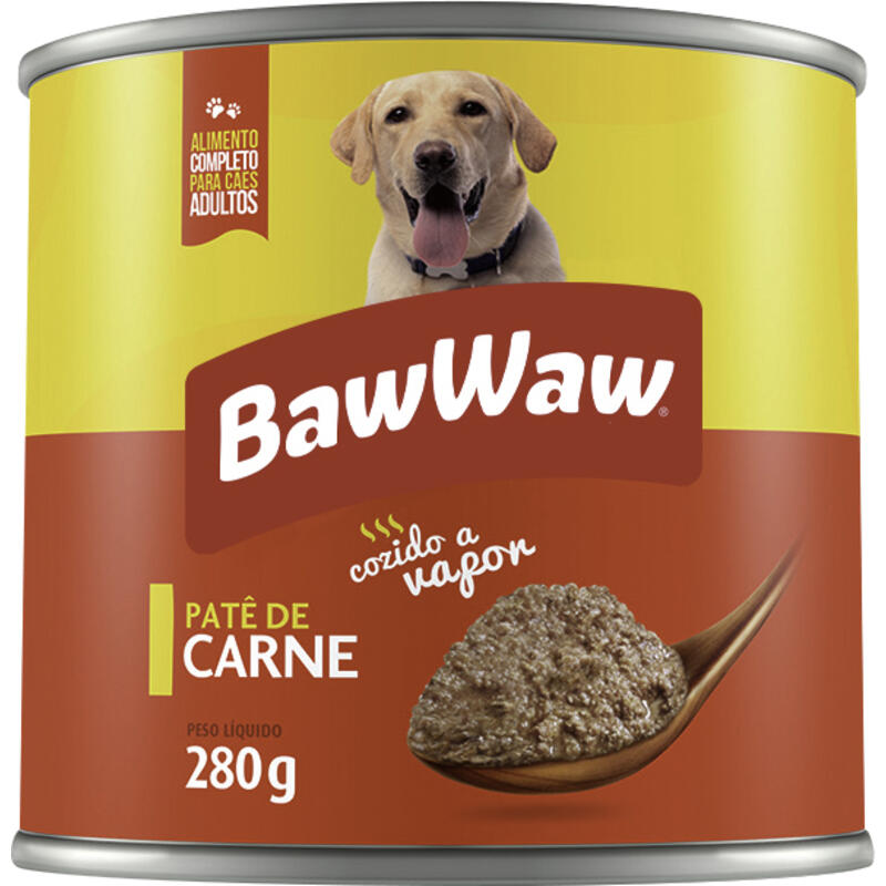 Alimento para Cães Adultos Baw Waw Carne 280g