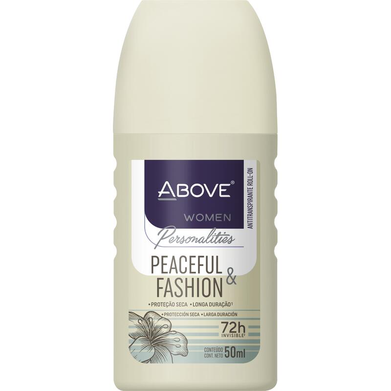 Desodorante Roll-On Above Peaceful e Fashion 50ml