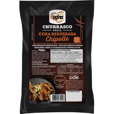 Coxa Desossada de Frango Regina Cong Chipotle 700g