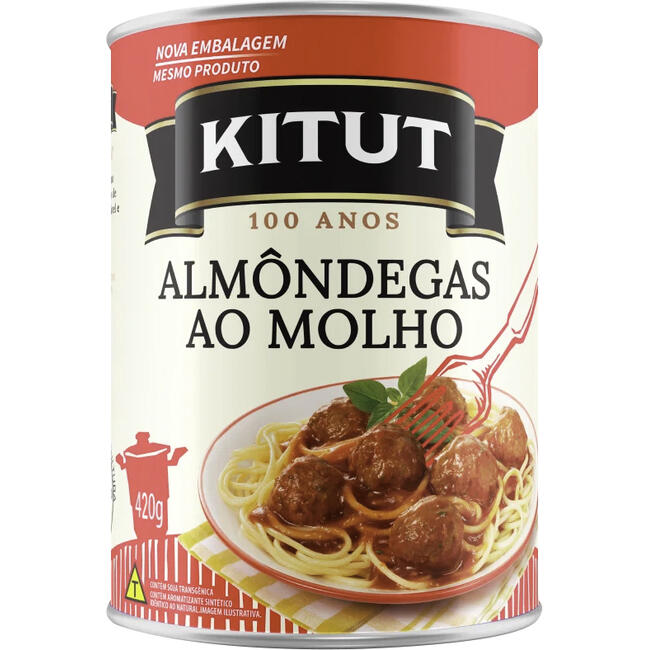 Almôndegas Mista Kitut Ao molho 420g