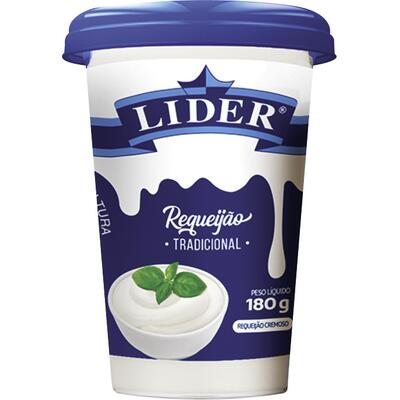 Requeijão Lider Cremoso Tradicional 180g