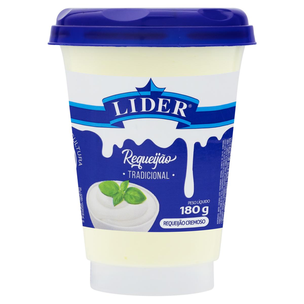 Requeijão Lider Cremoso Tradicional 180g
