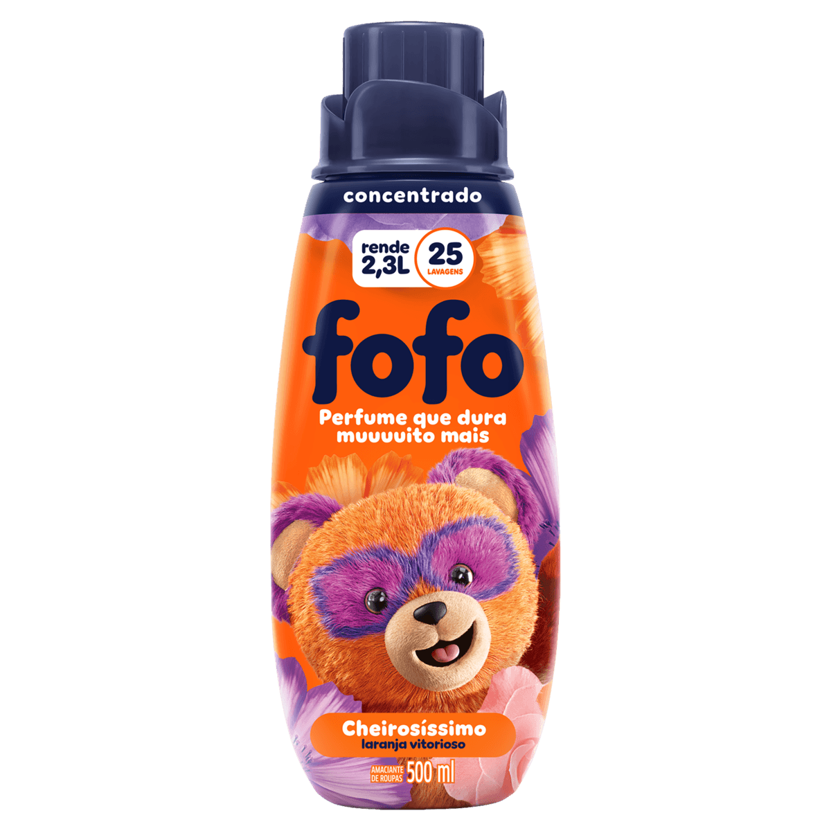 Amaciante de Roupas Concentrado FOFO Cheirosíssimo Laranja Vitorioso 500ml