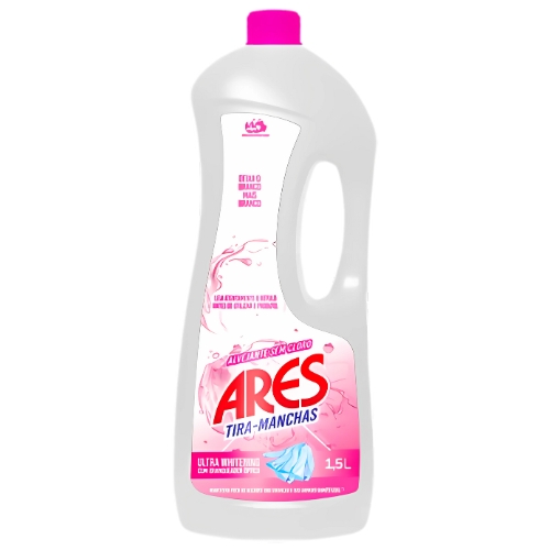 Alvejante Liquido Roupas Brancas Sem Cloro Ares 1,5l