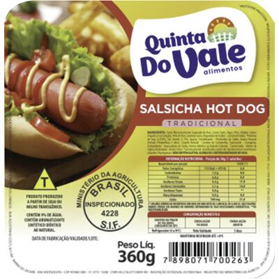 Salsicha Quinta do Vale Resfriada 360g