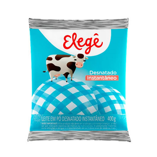 Leite em Pó Elegê Instantâneo desnatado 400g