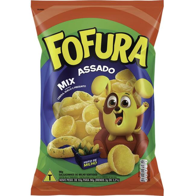 Salgadinho Lucky Fofura Mix 90g