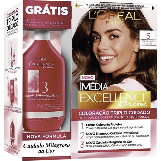 Tintura Imédia Excellence 5.0 Promopack Kit