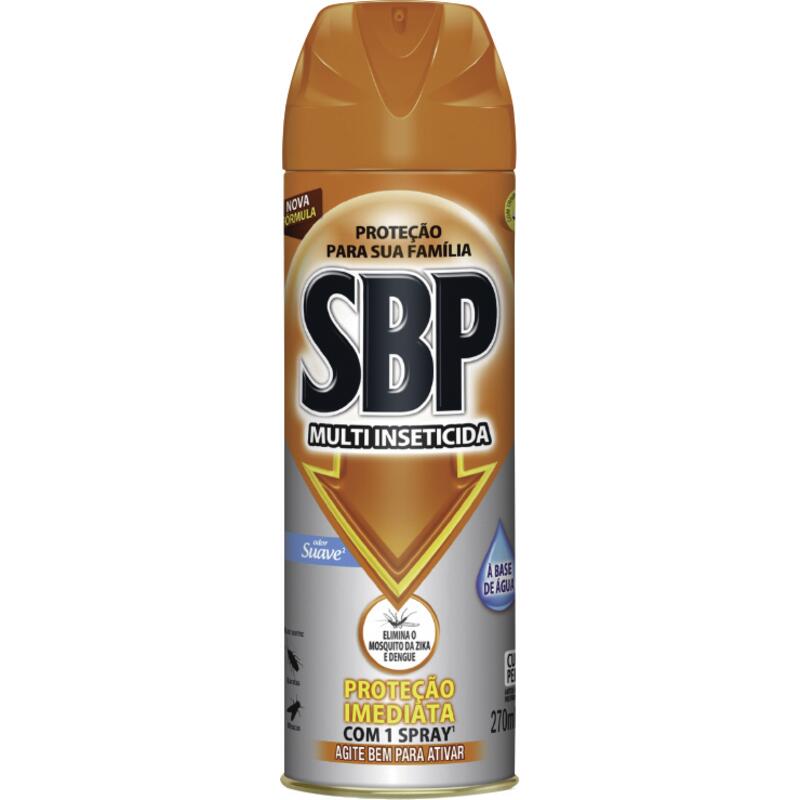 Inseticida Aerossol SBP Multi Inseticida Suave 270ml