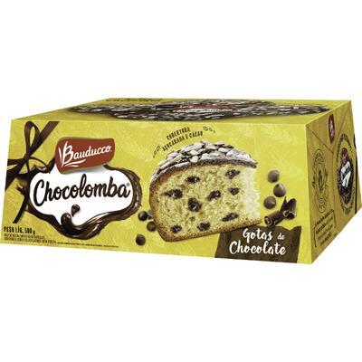 Colomba Pascal Bauducco Gotas de chocolate 500g