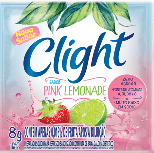 Refresco CLIGHT Pink Lemonade 8g