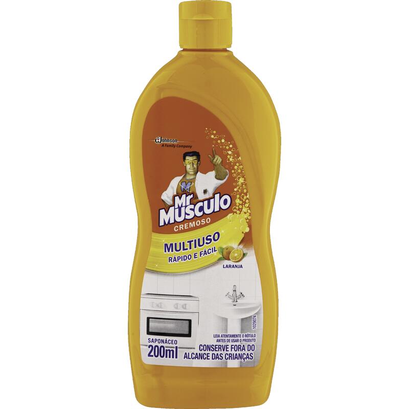 Saponáceo Mr. Músculo Laranja 200ml