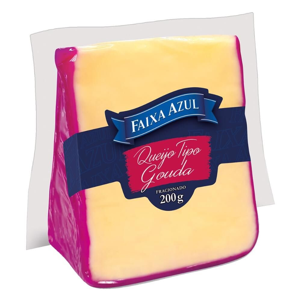 Queijo Gouda Fracionado Faixa Azul 200g