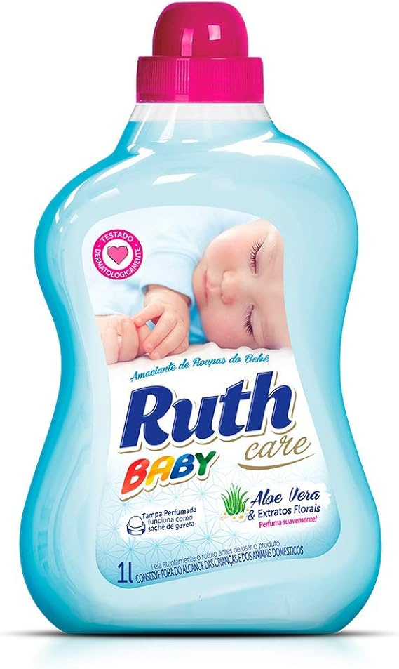 Amaciante de Roupa RUTH Care baby Aloe Vera 1L