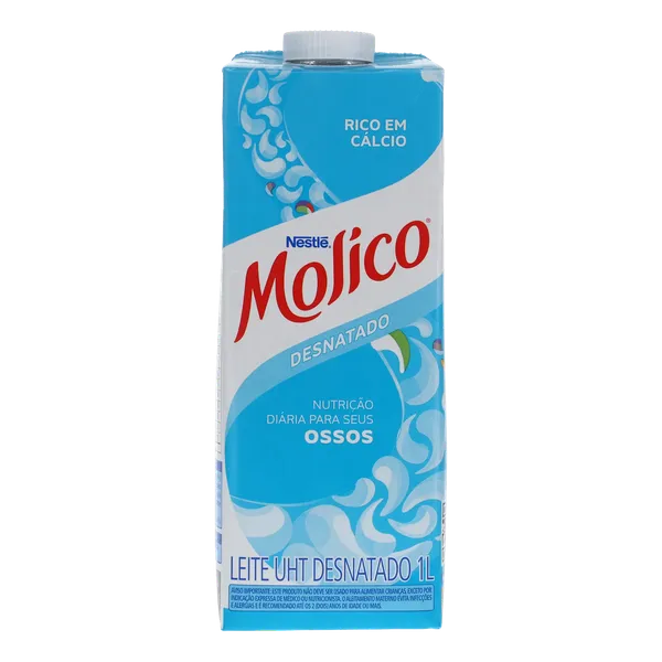 Leite Molico UHT 1 Litro - Desnatado - TP